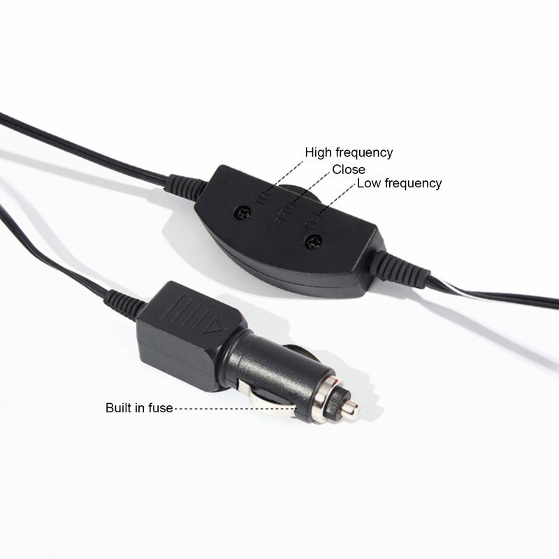 Car Electric Massage Cushion Lumbar Relaxation Pad 12V High Low