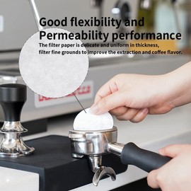 Espresso Paper Filter 51mm, 1000 Pieces Replacement Coffee Paper Filters Portafilter Paper Espresso Filters Compatible with 51mm Portafilter Baskets, Espresso Machines Coffee Maker Accessories