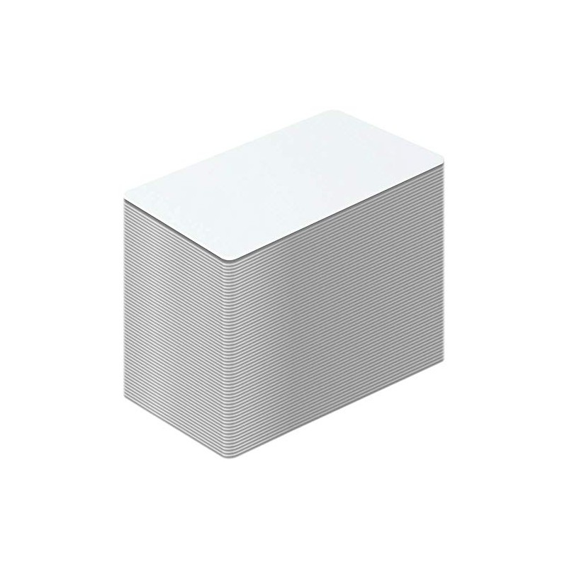 Plastic Cards, 50 Cards, White, Plain Cards, JIS Standard Size,