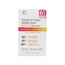 vH essentials 3-Pack VH Essentials Vaginal Odor Treatment pH Balanced Vaginal Tablets, 6 Count