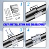 PACLVIO Exhaust Clamp, Exhaust Pipe Clamp, 2.0'' Butt Joint Stainless