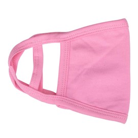 Unisex Face Mask Reusable Washable Face Cover for Adults 2-Layer Face Mask Cotton Face Mask Protection Against Pollution, Pink, 17 cm x 12 cm, Pack of 3