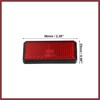 HEROFFIX Front Lower Fork Reflector Sticker Rear Saddlebag Side Visibility