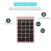 Gugxiom Bluetooth Number Keypad, 22 Keys, Portable Mini Number Pad
