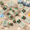 Qilery 30 Sets Turtle Fidget Clicker Keychains Gift Boxes Back