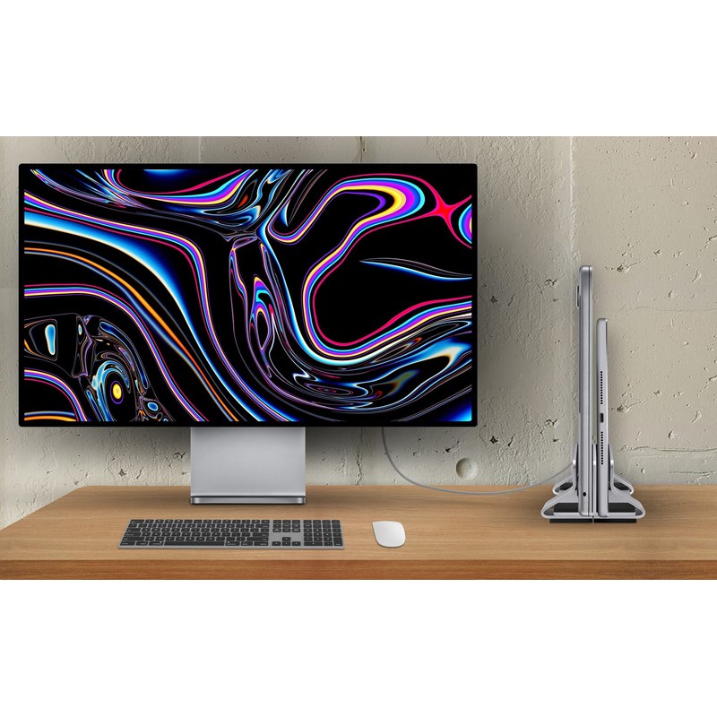 PC Stand, Vertical Position, Adjustable without Tools, Aluminum, Laptop Stand,