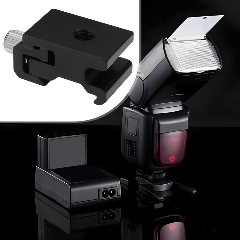 VGOL 2-Piece Hot Shoe Mount Adapter with 1/4 Inch Tripod