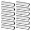 PATIKIL M4 x 0.7 Pitch 304 Stainless Steel Hex Coupling