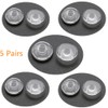 Push-in Eyeglass Nose Pads,BEHLINE 5 Pairs Glasses Nose Piece Replacement