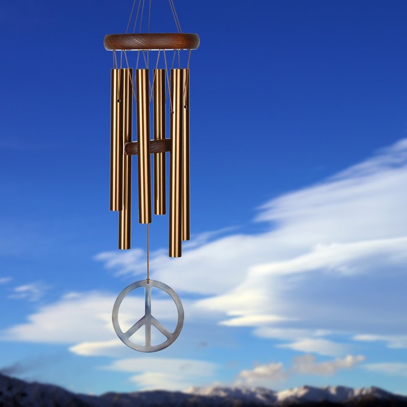 peace chime small bronze