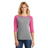 District ® Women's Perfect Tri ® 3/4-Sleeve Raglan. DM136L
