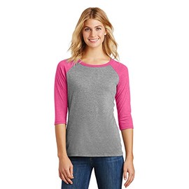 District ® Women's Perfect Tri ® 3/4-Sleeve Raglan. DM136L