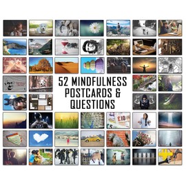 52 Mindfulness Conversation Questions and Images for Coaching Cards, Group Questions, Soft Skills, Ice Breakers, Team Building, Leadership Training etc