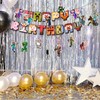 YOGARTH Pixe Birthday Decoration Banner Boys, Video Game Happy Birthday