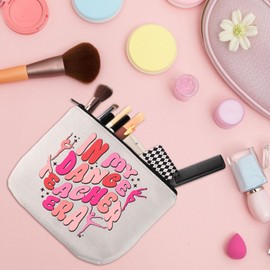 MYSOMY in My Dance Teacher Era Makeup Bag Dance Teacher Cosmetic Bag Dance Teacher Thank You Gift Dance Teacher Gift (Dance Teacher Bag)