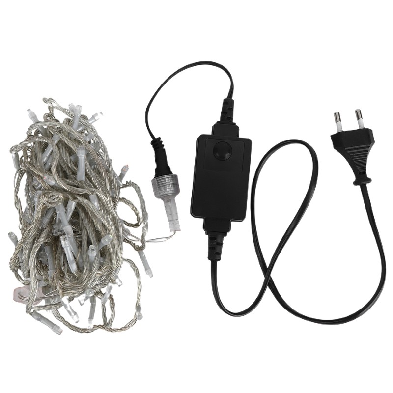10m 100LED String Lights 24V Waterproof 8 Modes Ornamental Lamp