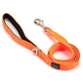 Filbert Nylon Dog Leash, Heavy Duty Dog Leash, Dog Leashes for Medium Dogs, Dog Leash for Small Dogs, 3/4 inch X 4.6ft Strong and Durable Dog Leash, Puppy Leash, Traction Rope, Orange Leash for Dog
