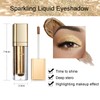 Liquid Glitter Eyeshadow, Metallic Shimmer Eyeshadow Sparkly Eye Shadows Eyeliner
