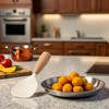White Standing Silicone Rice Spoon Paddle, Household Rice Shovel Heat