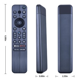 PZL Universal RMF-TX800U Replace Smart Voice Search Remote Control fit for Sony RMF-TX800U RMFTX800U RMF-TX800C RMF-TX800P RMF-TX900P A80K X80K X95K X90K X85K 4K HDR LED Smart TV (2022)