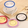 uxcell Silicone Cup Cover, Silicone Lids for Mugs, Tea Pots,