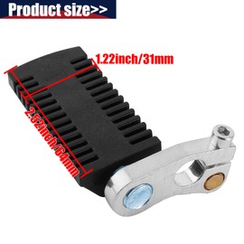 QAZAKY - Estribos para reposapiés para 43 cc 47 cc 49 cc Mini Moto Quad ATV Kids Minimoto