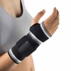 Bort ManuBasic® Comprieming Wrist Bandage Had Joint Support Pad, Black,