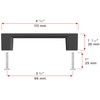 Richelieu Hardware BP816096CHBRZ Armadale Collection 3 3/4-inch (96 mm) Center-to-Center