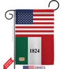 US Alamo Garden Flags Pack Americana Historic July Memorial Veteran