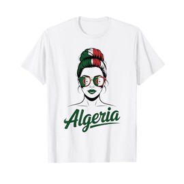 Gift Algeria Woman Patriotic Flag DZ Original T-Shirt
