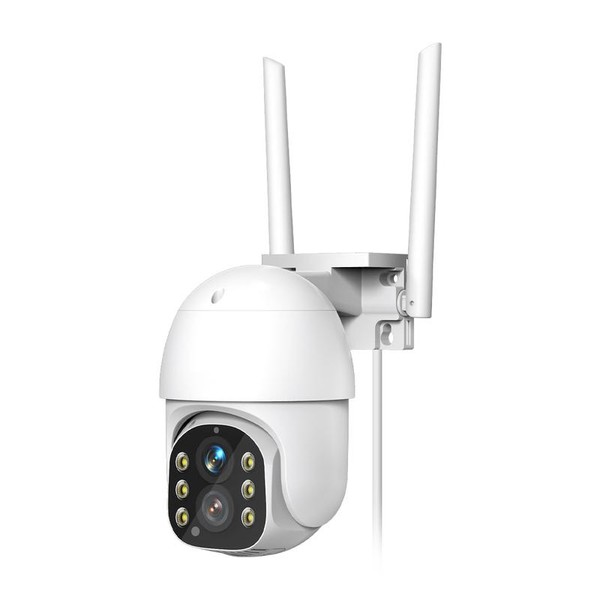 WESECUU 10X Zoom Security Camera Outdoor with 2.4 GHz Wi-Fi,2-Way