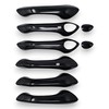 Snap On Chrome Delete Car Door Handle Cover Trim Accessories