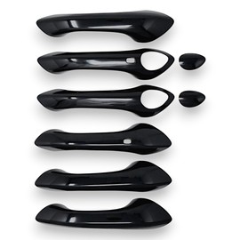 Snap On Chrome Delete Car Door Handle Cover Trim Accessories Compatible with Chevy Trax, Compatible with Buick Envista, 2024-2025 |No Tools Needed - Easy Installation|