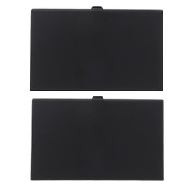 TEHAUX 2pcs Shockproof Memory Card Storage Case Black Holder for Micro Cards Durable Organizer for Photographers Tidy Convenient Access