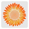 FINGERINSPIRE Sunflower Stencil Template 30 x 30 cm Plastic Large