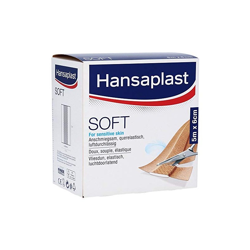 Hansaplast Soft Plaster 6 cm x 5 m Roll