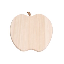 Sakai Sangyo Shimanto Hinoki Tabletop Cutting Board, Apple Shaped, Apple Shaped, Convenient for Dining, Meals, Chopping, Small, Design, Japanese Produced, Fruit, Portable, Convenient, Small Size, Interior