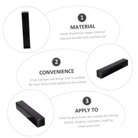 COHEALI Simple Stylish 50pcs Paper Lipstick Boxes for Store Lip Gloss Packaging