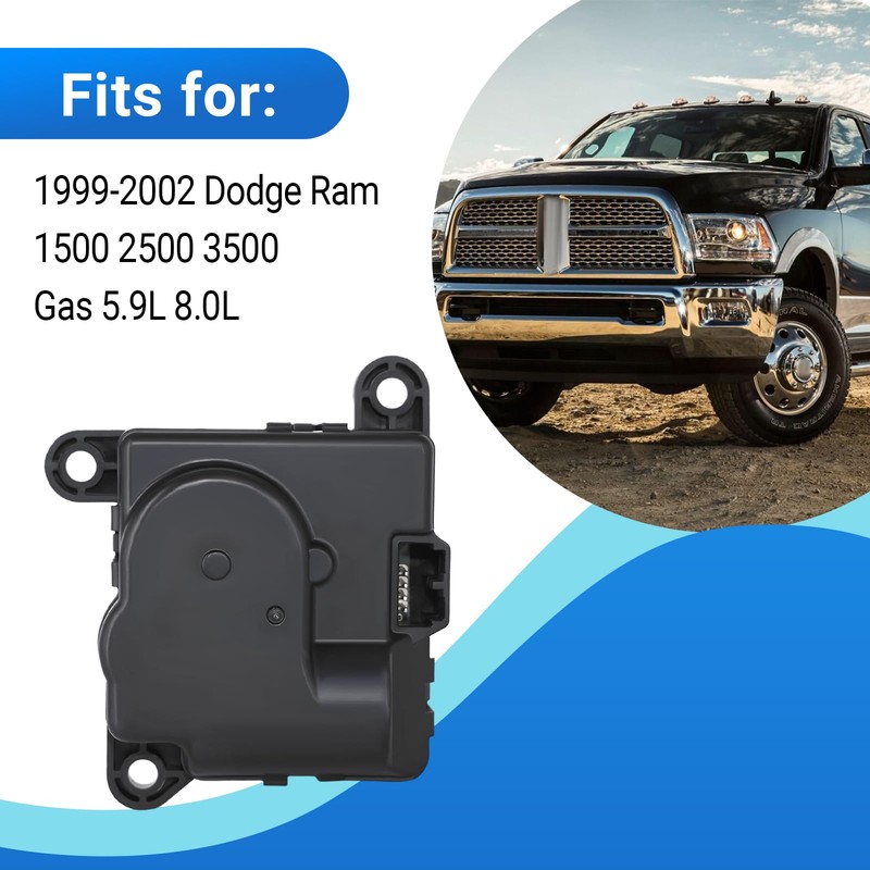 HVAC Heater Blend Door Actuator Fits for 1999-2002 Dodge Ram