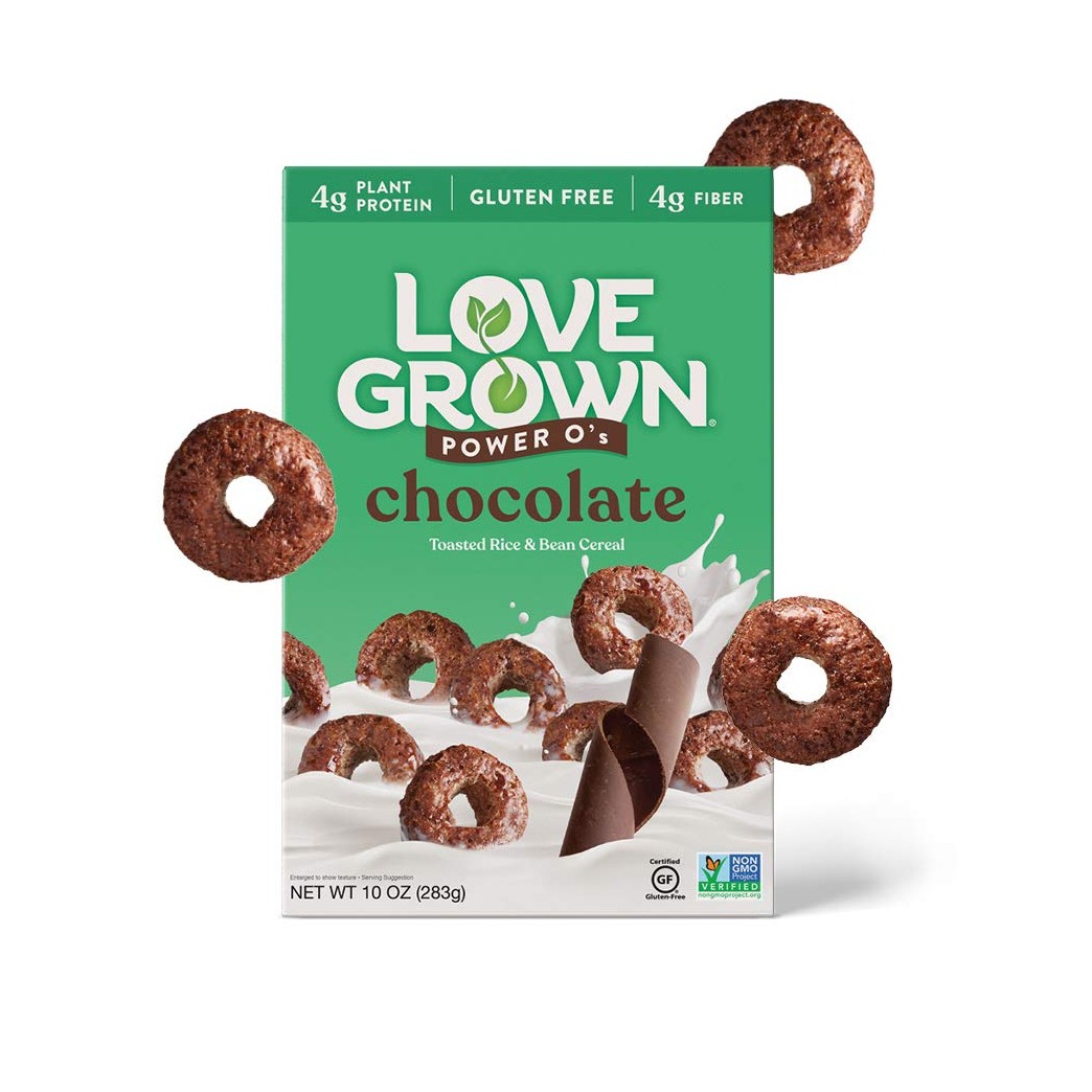 Love Grown Chocolate Power O's, 10oz. Box, 6-pack