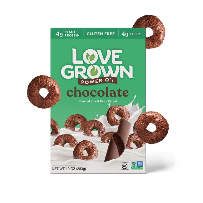 Love Grown Chocolate Power O's, 10oz. Box, 6-pack