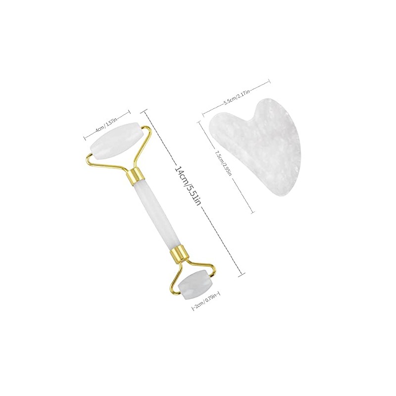 Rodillo de Jade Natural Natural Jade Face Roller, Anti-Aging Tool
