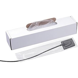 DENTASOP 500 PCS cubierta protectora Dental desechpara el Sensor Digital, imágenes dentales y guías de Sensor películas fundas protectores de implante - plástico óptico y hoja transparente