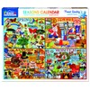 White Mountain Puzzles Seasons Calendar, 1000 Piece Puzzle