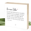 Wunderpixel® Holzbild Mutige Tochter - Geschenk von Mama - 15x15x2cm