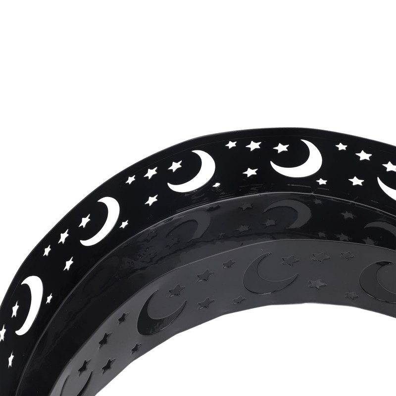 Ramadan Dessert Tray Iron Reusable Large Capacity Moon Star Shaped