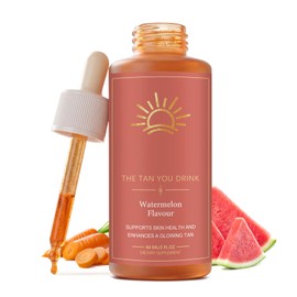 Glow Drops Natural Sunless Tanning Drops to Drink for Face & Body, Enhancing Your Natural Skin Tone, Easy to Use for All Skin Types (B, 1 PCS)