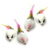 Kats'N Us Real Rabbit Fur Long Hair Feather Tail Mouse