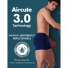 AIRCUTE Incontinence Underwear for Men 62ml Bladder Leak Protection Washable