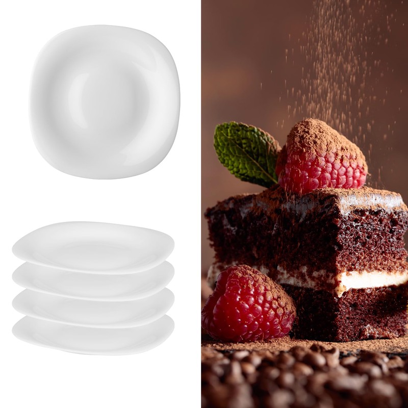 GALICJA Quadro Dessert Plate, Dinner Plate, Plates, Dinnerware, Dinner Service,